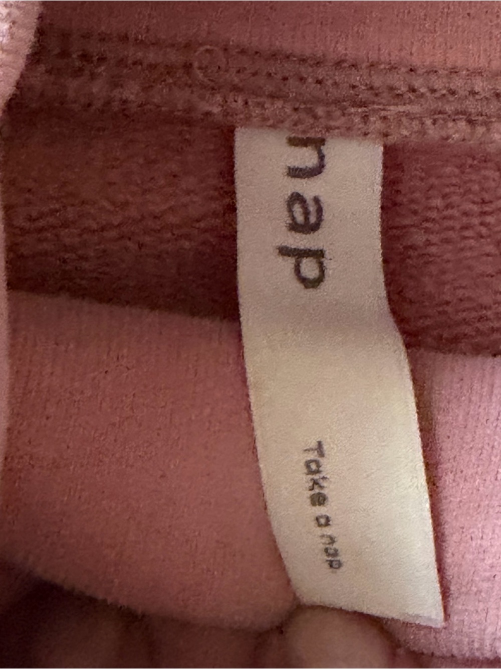 NAP Loungewear Pink Relaxed Hoodie XL Oversized Cozy Pullover Comfy Chic Travel - Picture 4 of 11